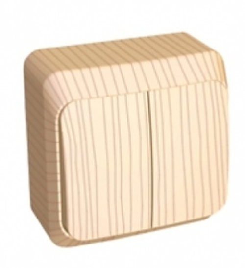 Выключатель 2-кл ОУ бук ТДМ