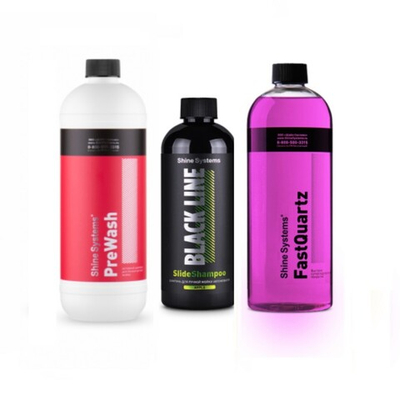 Набор для трехфазной мойки PreWash+SlideShampoo Apple+FastQuartz