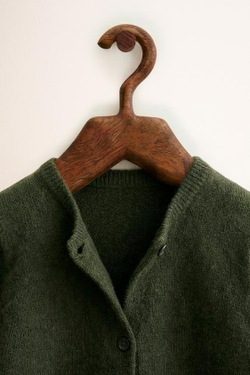 ZARA TIMELESS - ДЛИННЫЙ КАШЕМИРОВЫЙ КОМБИНЕЗОН, ТЕМНО-ЗЕЛЕНЫЙ