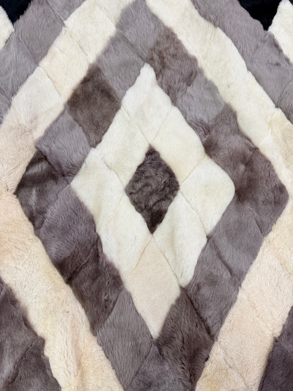 Покрывало меховое ковер из шкуры овчины