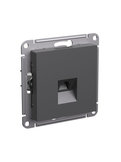 Розетка компьютерная AtlasDesign RJ45 кат.5E механизм базальт SE ATN001483