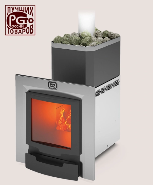Печь для бани Русь-12 ЛНЗП Профи Панорама (1.1)