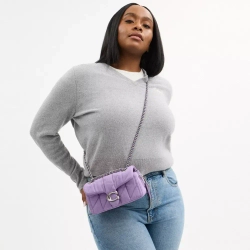 COACH СУМКА ЧЕРЕЗ ПЛЕЧО TABBY 20 С МЯГКОЙ ПОДКЛАДКОЙ, СИРЕНЕВЫЙ