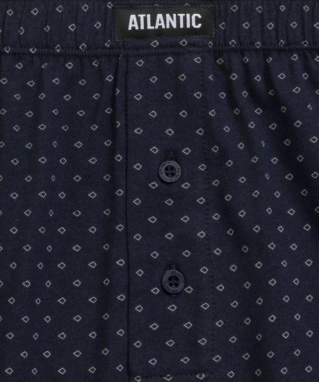 Трусы (2 шт) мужские семейные Atlantic 2MBX-059, голубой + темно-синий