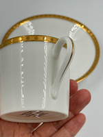 Кофейная пара Tiffany & Co, Gold Band