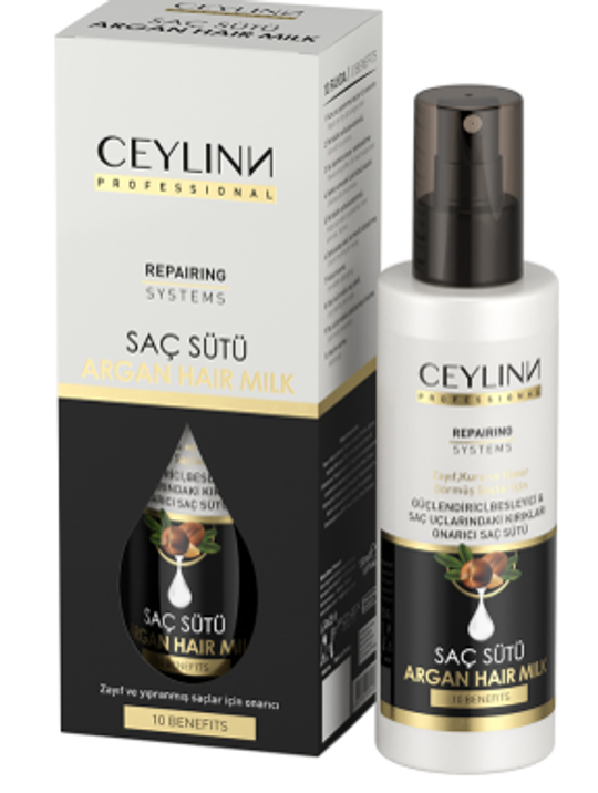 Молочко для волос CEYLINN аргановое, 150 мл