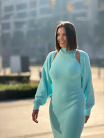 болеро в цвете бирюза