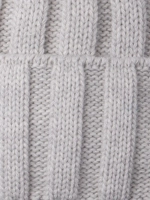 Шапка детская зимняя вязаная с помпоном