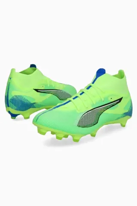 Бутсы Puma Ultra 5 Match+ FG/AG - зеленый