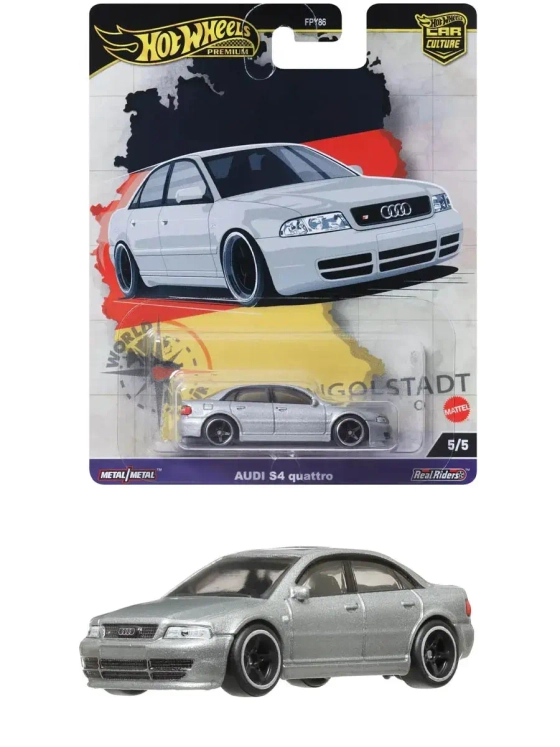 Машинка Хот Вилс Премиум Audi S4 Quattro FPY86 HRV81