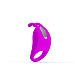 Лиловое эрекционное кольцо с вибрацией Rabbit Vibrator (Цвет: лиловый)