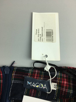 Платье MAGDA в клетку 46 размер, новое
