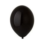 Шар (14"/36 см) Пастель Экстра Black 025 50 шт.