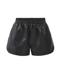 Шорты мини из кожи