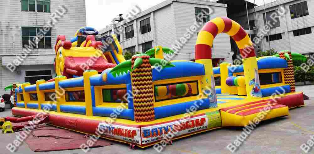 Надувной батут "Тропикана макси" 15*7*6 м