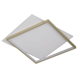 Светильник потолочный светодиодный ЭРА Модерн Lima CLL-1-82 3K-6,5K RC WH+GD с ДУ белый-золото