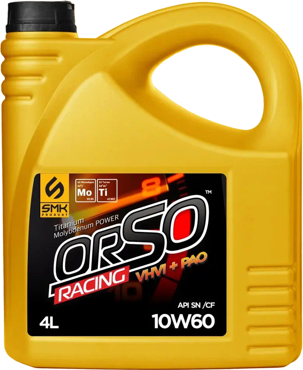 Моторное масло "Orso Racing 10W-60"
