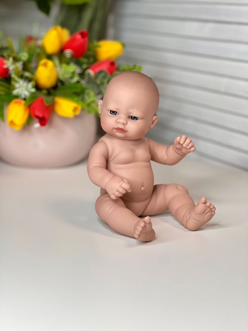 Кукла Berbesa виниловая 27см новорожденный (2501RK)