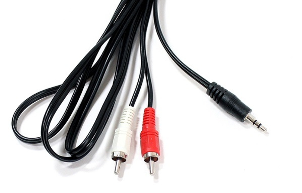 Кабель соединительный 3.5 Jack - 2xRCA 1м