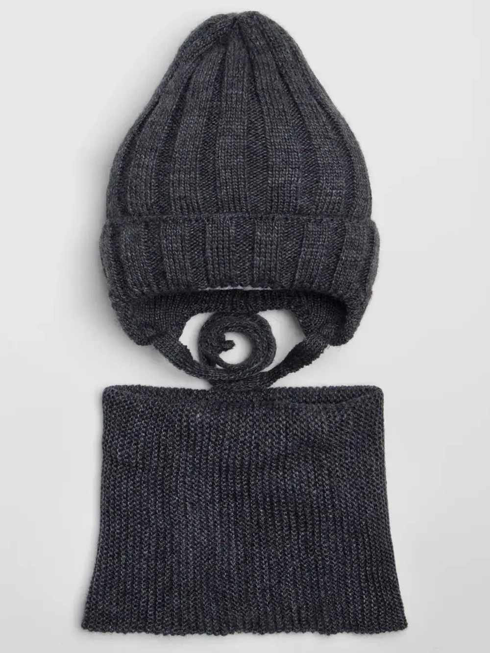 Шапка детская осенняя со снудом