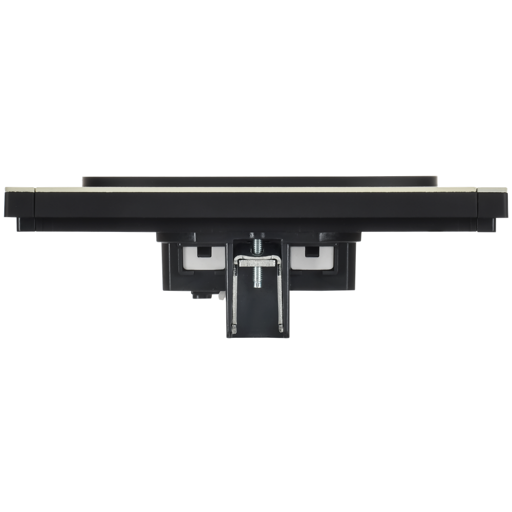 FORTE&PIANO Розетка 2-местная без заземления без защитных шторок безвинтовое крепление 10А FP826M металл серый сланец IEK