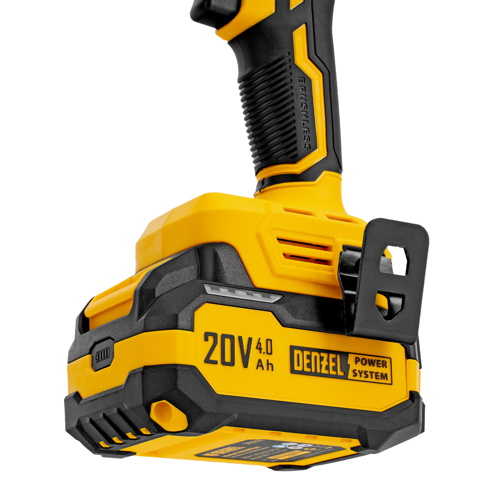 Винтоверт ударный аккумуляторный бесщет. CIDH-BL-20-270, Li-Ion, 20 В// Denzel