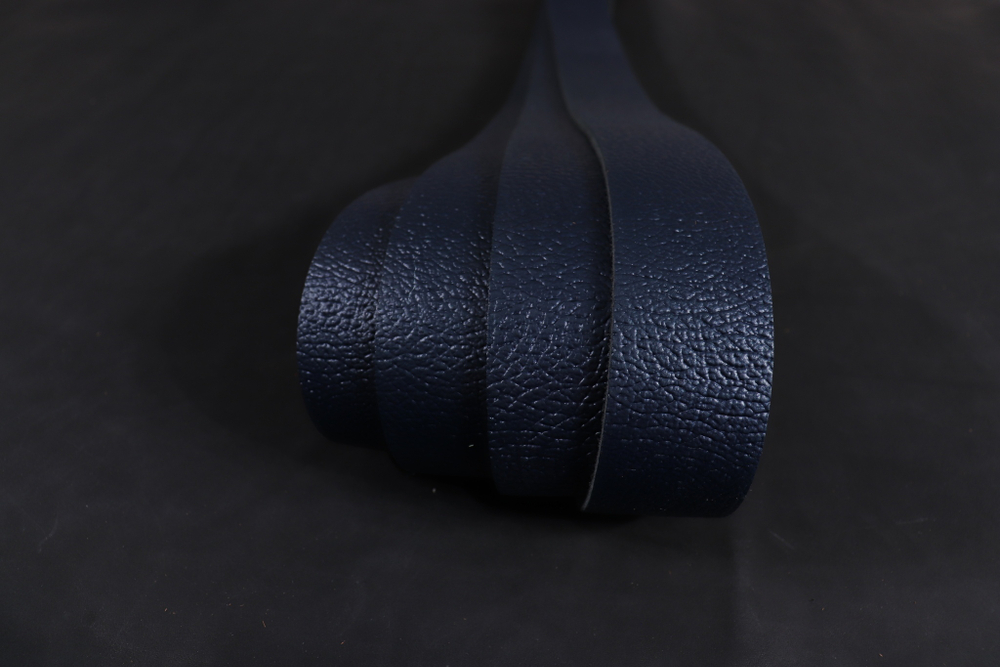 Ременная заготовка Темно-синяя с лицевой отделкой + Плита Терра 30 мм