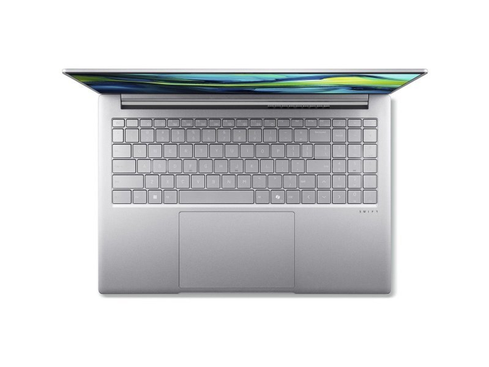 Ноутбук Acer Swift Lite SFL16-51M-54BL IPS, 1920x1200, Intel Core Ultra 5 115U, 8-ядерный, 16ГБ LPDDR5, 512ГБ SSD, Intel UHD Graphics, DOS, серебристый, NX.D3UCD.002