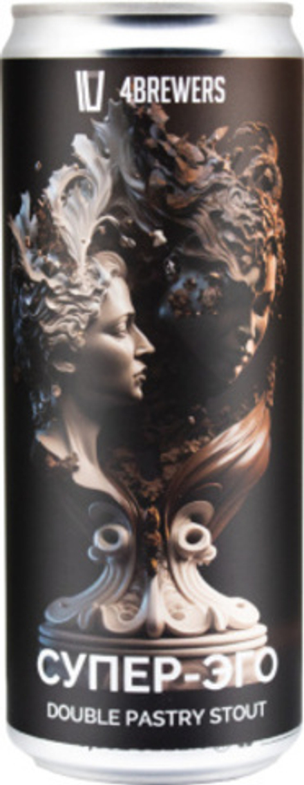 Пиво Четыре Пивовара Супер-Эго / 4 Brewers Super-Ego 0.33 - банка