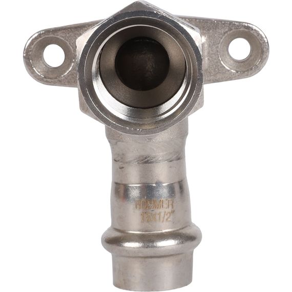 Водорозетка ROMMER ВПр-ВР 15*1/2 нержавеющая сталь 37963