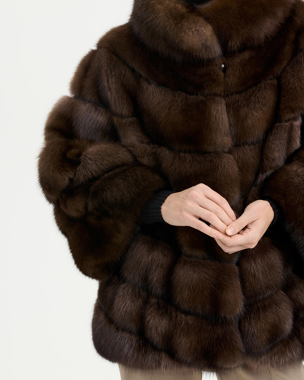 Шуба из меха соболя