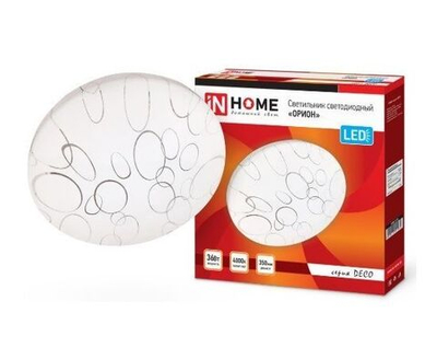 ASD/InHome светильник светодиодный декоративный 36W(2340lm) 4000K 4K 350x55 IP40 DECO НОЧНОЕ НЕБО