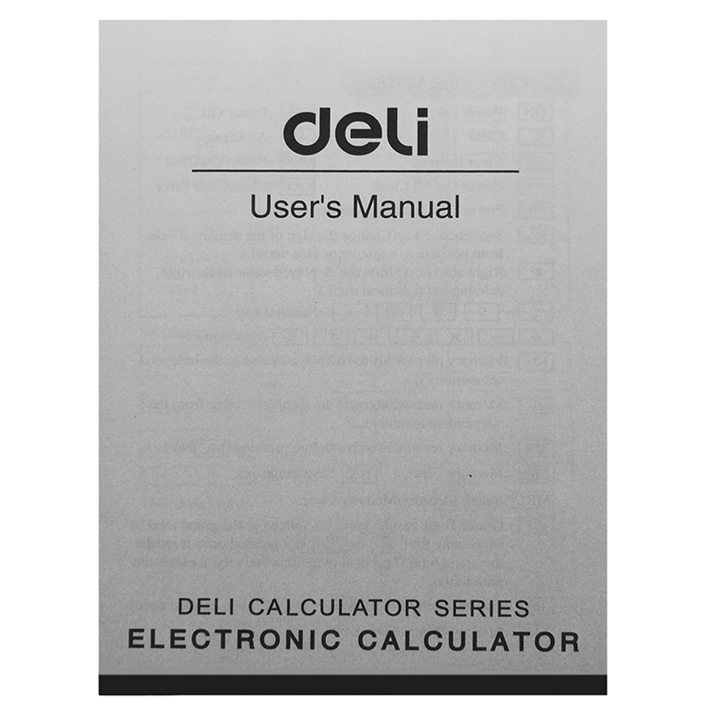 Калькулятор настольный DELI "1671A" 12 разрядный, 183х135х38 мм, темно-серый