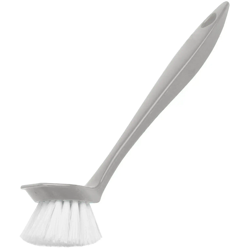 Щетка для посуды «Etna» с прямой ручкой серый