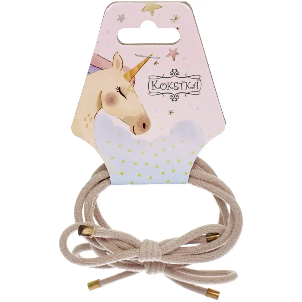 Резинки для волос 2шт «МАРУ», бантики, микс 5 цветов, d-5,5см (подвес Единорог)