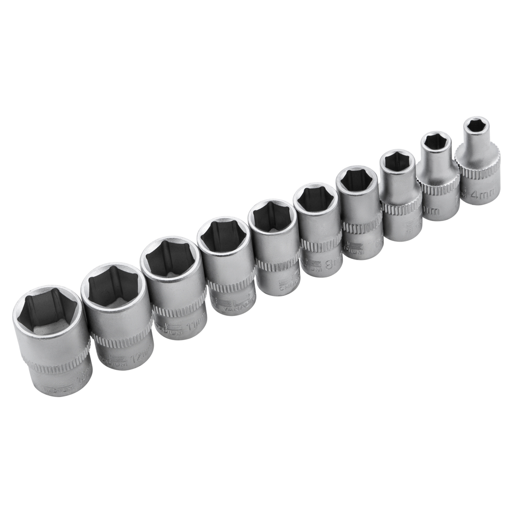 Набор инструментов, 1/4", 1/2", Cr-V, S2, усиленный кейс, 119 предметов Stels