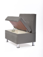 Стильный компактный диван Фабрики ОНИКС из практичного и износостойкого материала с оригинальным дизайном, вместительным ящиком для хранения, мягким наполнителем для дома, дачи и офиса