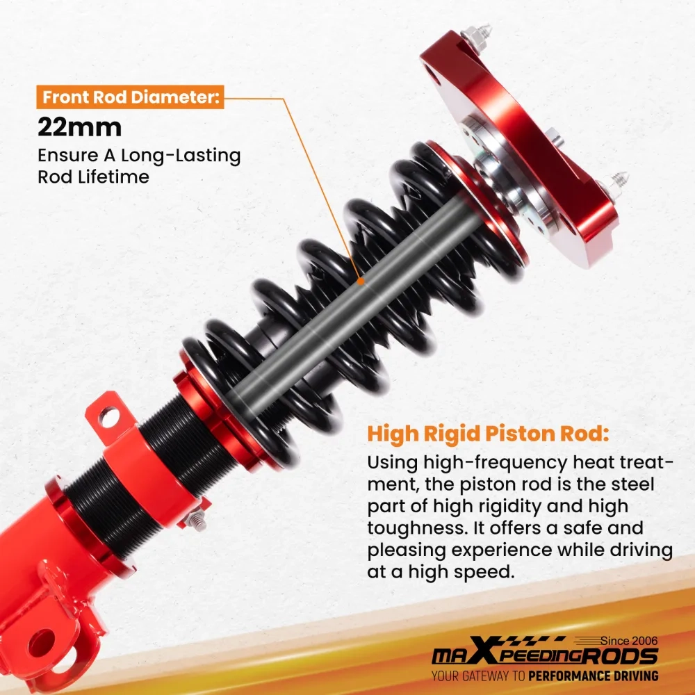 Coilovers Lowering Kit подходит для автомобиля W204 C180 C250 C300 08-14 RWD Sedan Shocks Absorbers