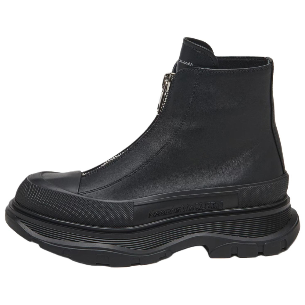Alexander McQueen Tread Slick Zip Detailed Boots Women"s