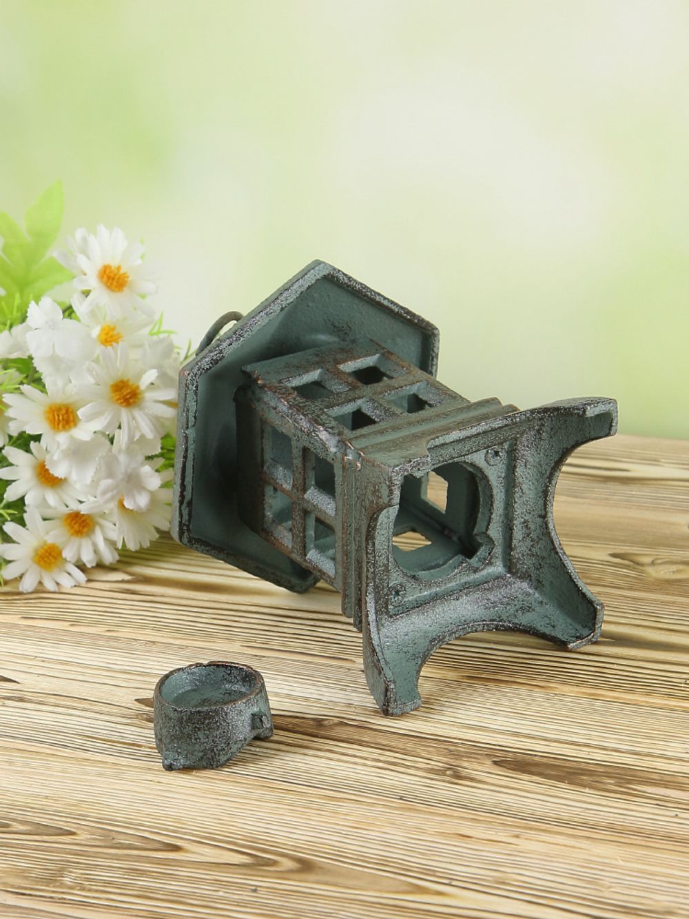 Iron Garden Декоративный фонарь Пагода под свечу для дачи