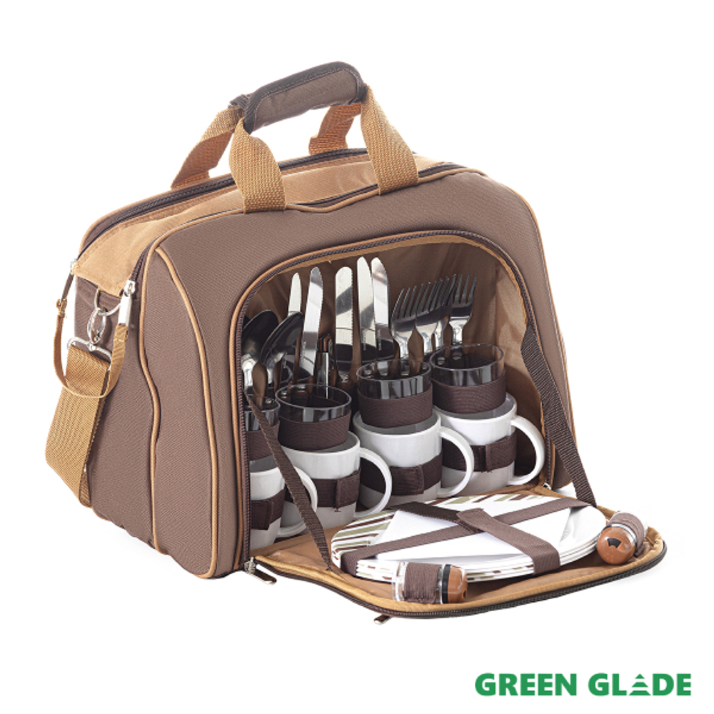 Набор для пикника Green Glade Т3338 15л / 30 предметов
