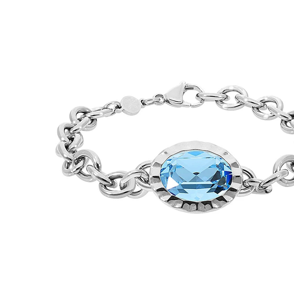 Браслет Qudo TIVOLA UNICA big (S/P) Aquamarine 189527