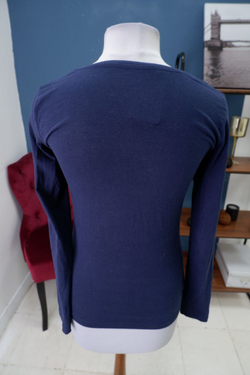 Джемпер с принтом 44 размер