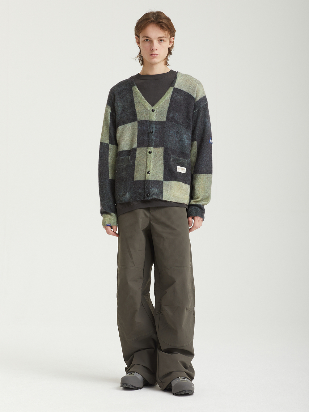 Мужской Кардиган Mohair - Checkers