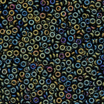 Японский бисер TOHO Demi 11/0 (№84), металлизированный, непрозрачный глянцевый