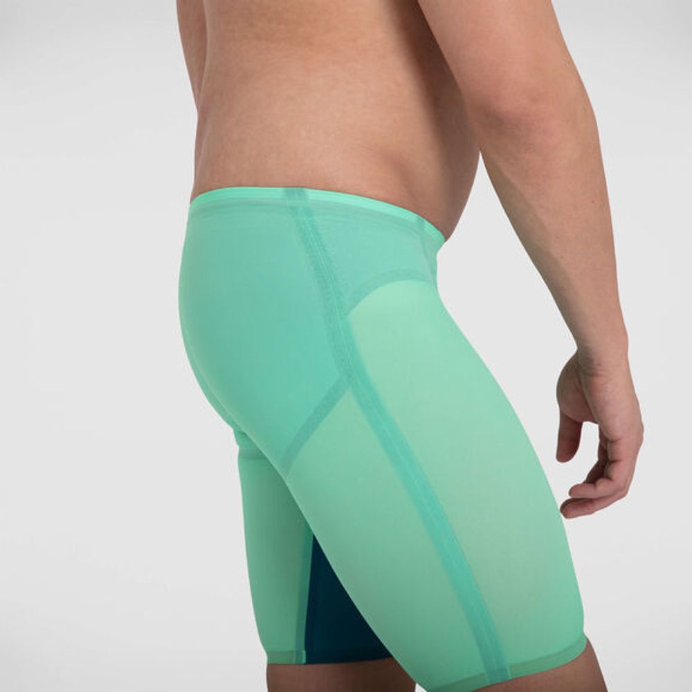 (2020) Стартовые шорты SPEEDO FASTSKIN LZR PURE Valor Jammer Green Glow/Nordic Teal  стандартная талия ПОД ЗАКАЗ