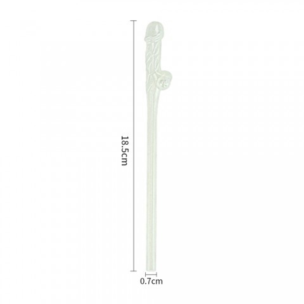 Трубочки для коктейлей (светятся в темноте)