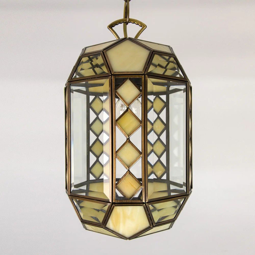 Citilux Фасет CL441111 Подвесной светильник витражный Бронза