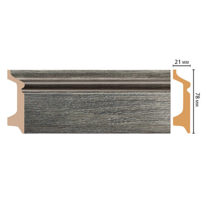 Плинтус Decomaster D122 D122-87