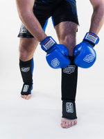 Защита голени формованная TFG Союз  ММА неопрен черно-синий